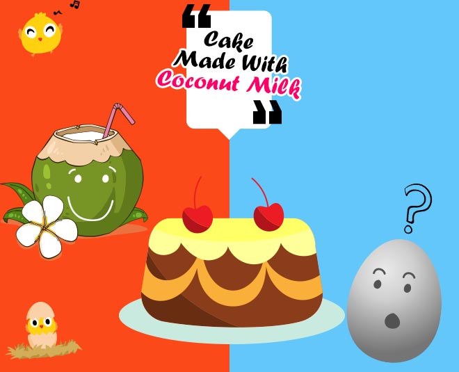 eggless cake coconut milk