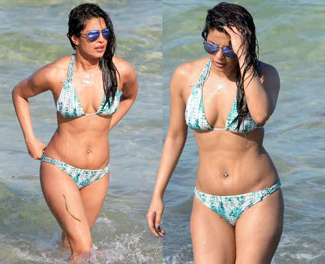 actress in bikini inside