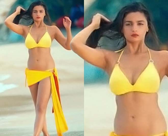 actress in bikini inside
