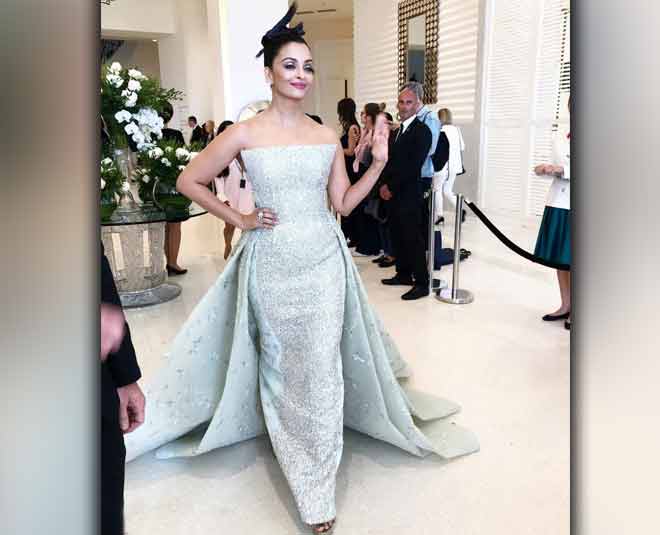 canes film festival day two aish and aradhya in