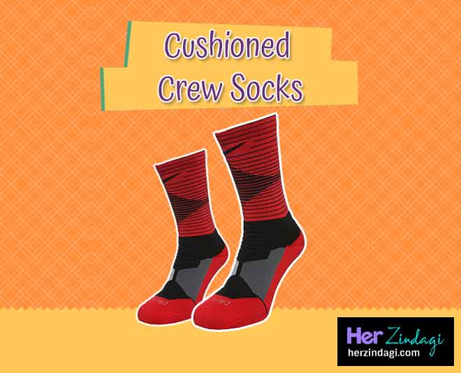 cushioned crew socks