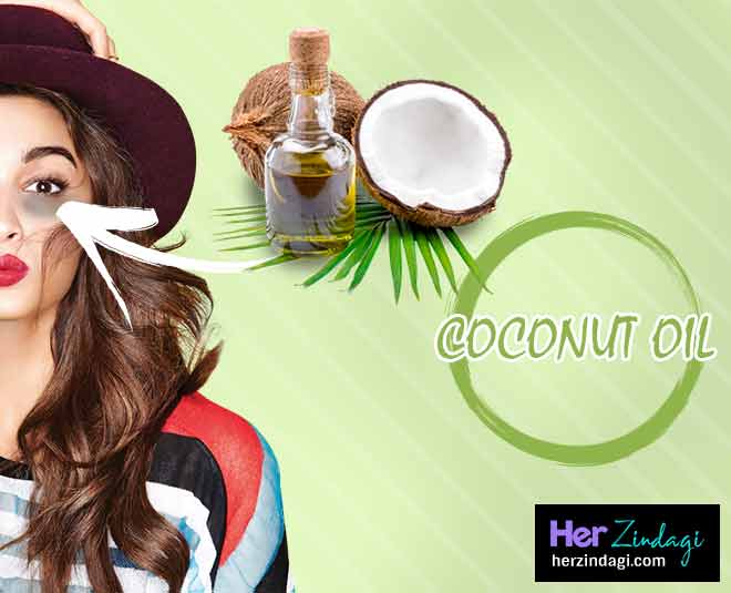dark circle saggy skin home remedies coconut oil