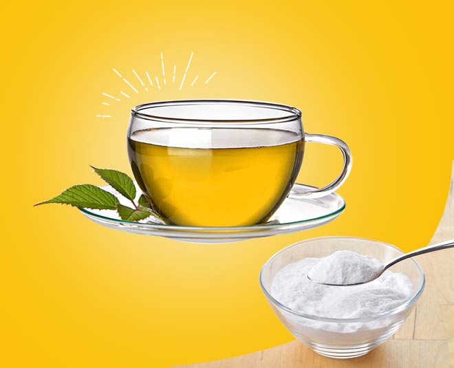 green tea baking soda inside