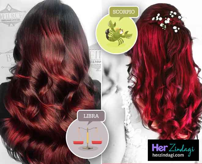 hair colour according to zodiac sign ()