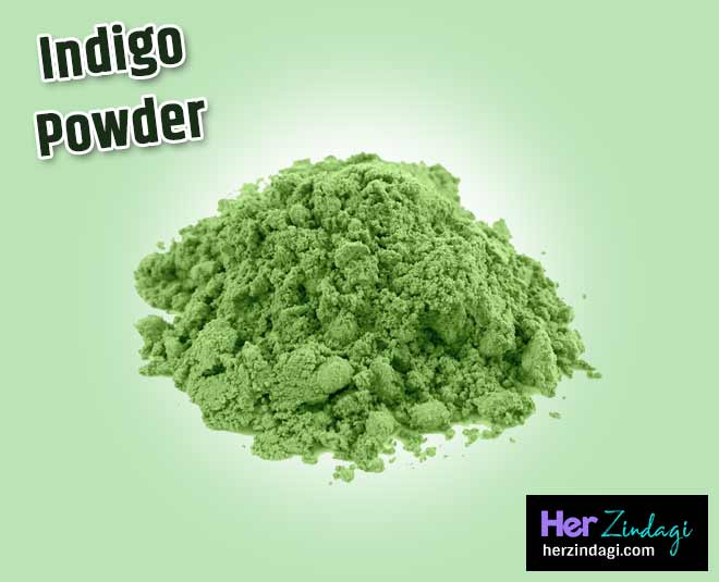 indigo powder white hair inside ()