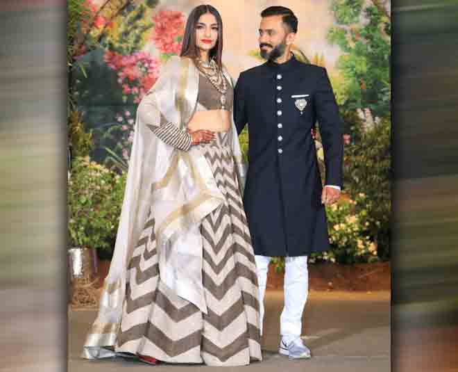 sonam kapoor wedding reception makeup