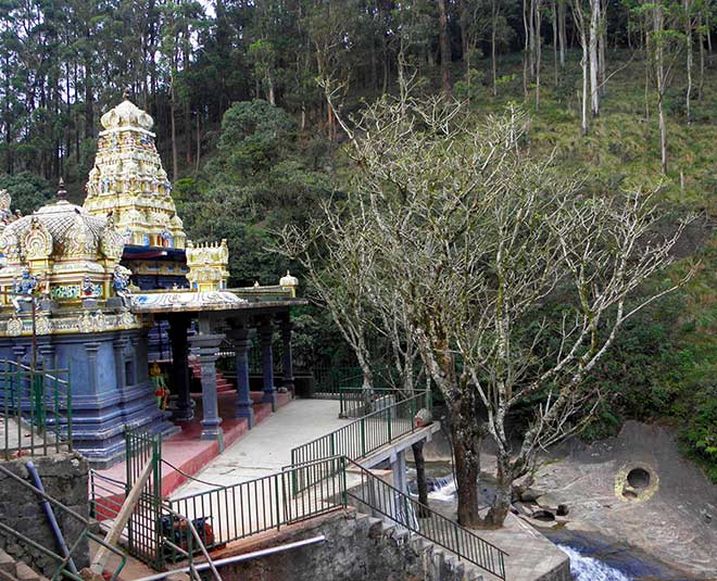 Sri lanka ashok vatika still have marks of sita mata stay and hanuman foot prints