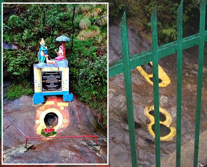 Sri lanka ashok vatika still have marks of sita mata stay and hanuman foot prints