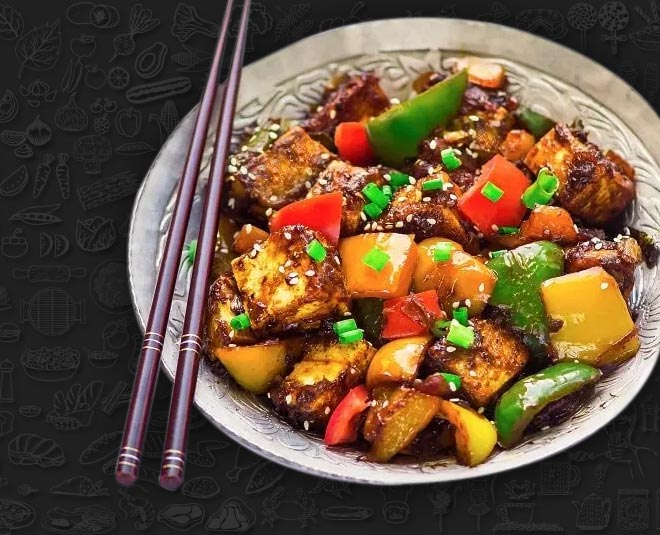 chilli paneer in chinese style