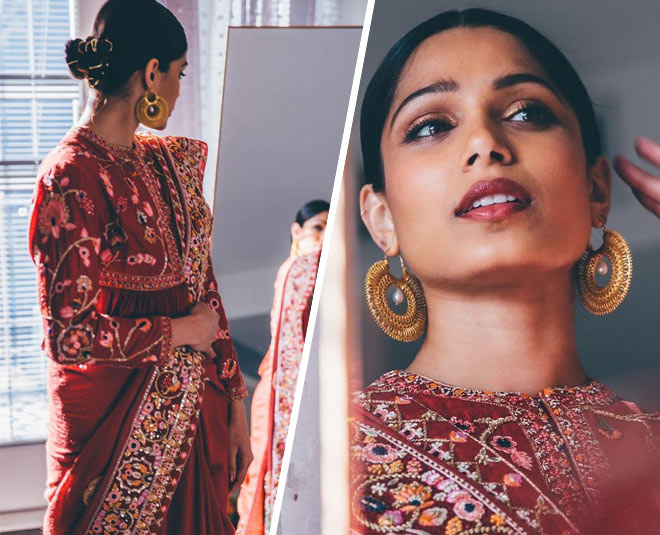 freida pinto bollywood actresses in saree look