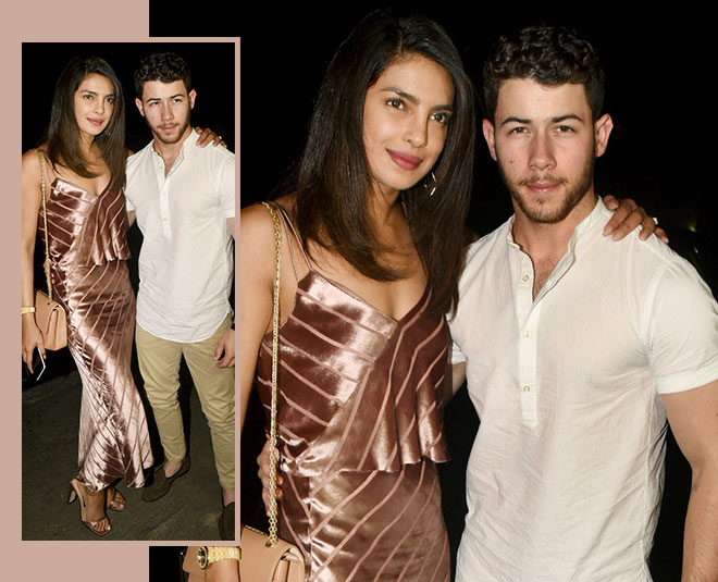 priyanka nick mumbai party stylish dress inside