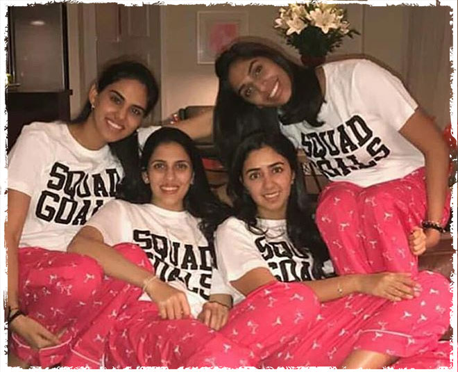 shloka mehta bachelorette party with girl gang