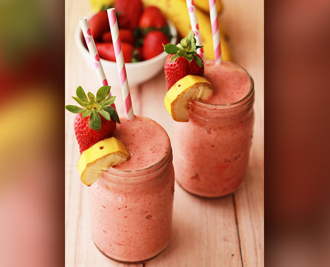 strawberry banana smoothie