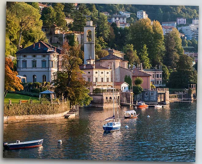 towns lake como