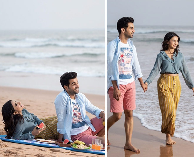 Bollywood actor raj kumar rao spending time in goa with girlfriend patralekha