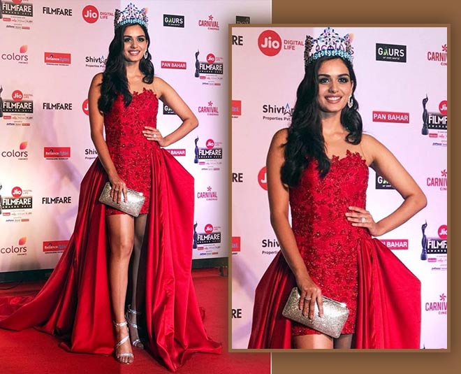 manushi dress red gown inside