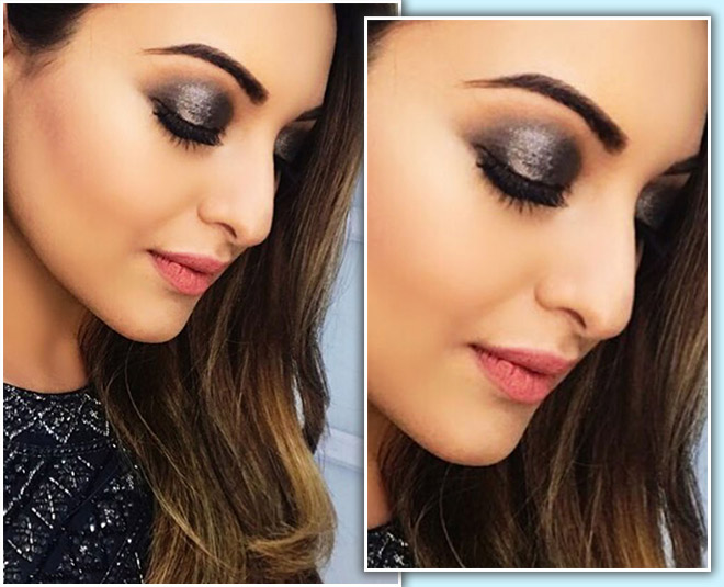 sonakshi nykaa herzindagi blue makeup navratri special