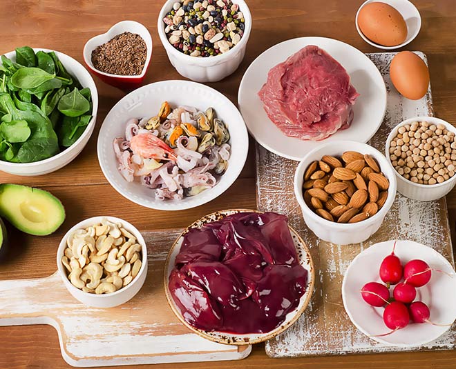 iron rich foods inside