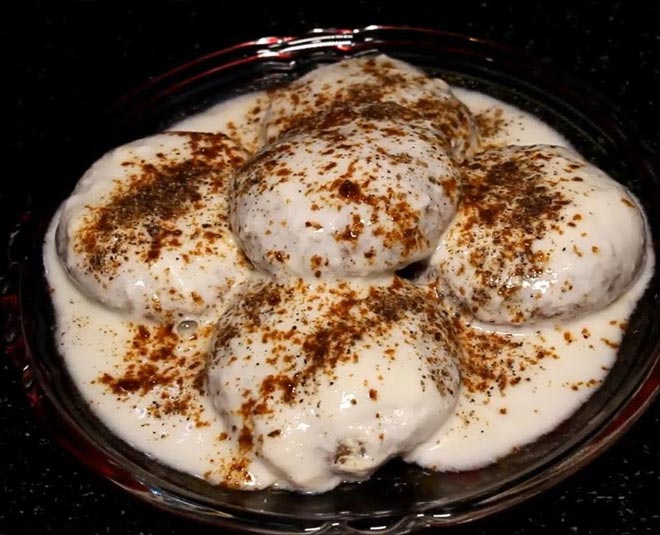 aloo dahi vada inside