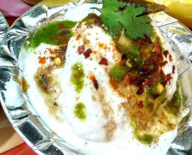 aloo dahi vada inside