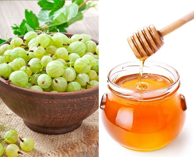 amla and honey drink for glowing skin inside