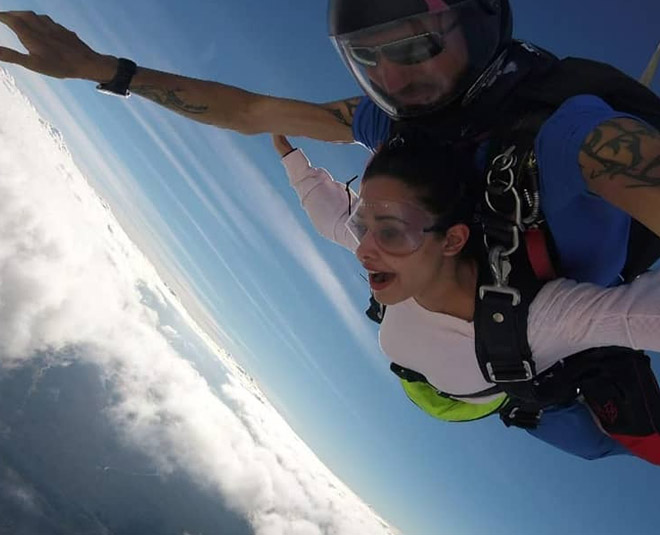 bollywood stars skydiving