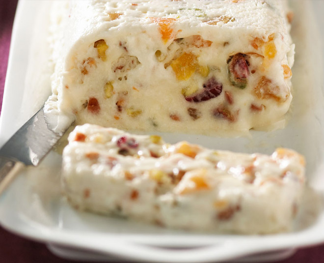 dry fruiti ice cream inside