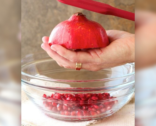 how to deseed a pomegranate