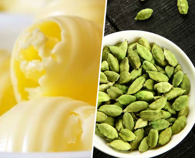 ilaichi cardamom benefit use with butter inside