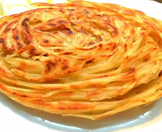 lachcha paratha inside