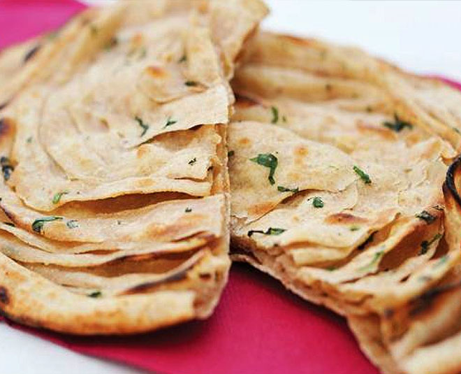 lachcha paratha inside