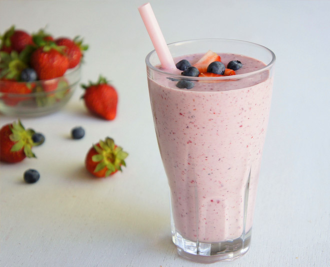 mixed berry shake for kids