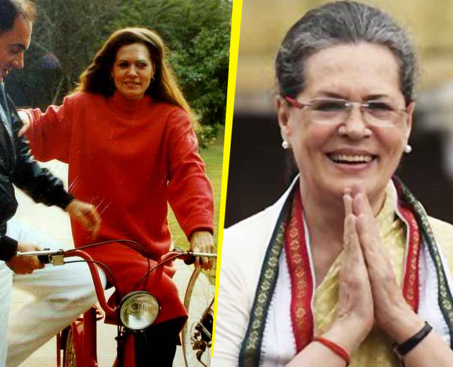 sonia gandhi western look vs indian look