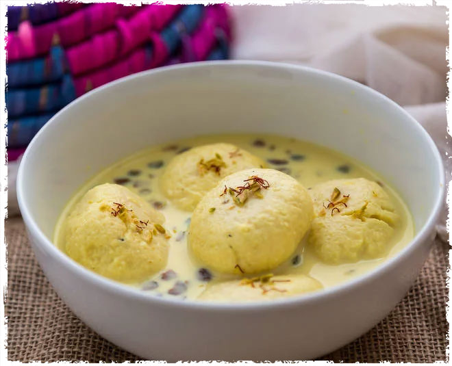 thandai rasmalai inside