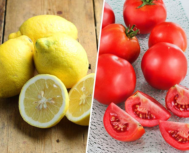 tomato with lemon inside