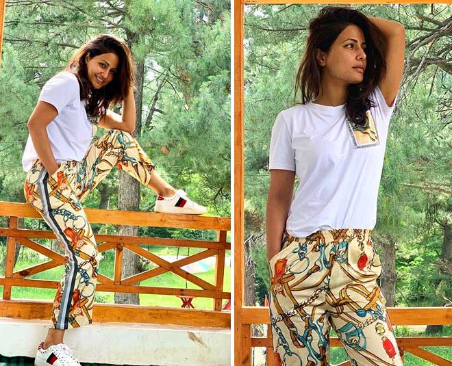 hina khan in casuals inside