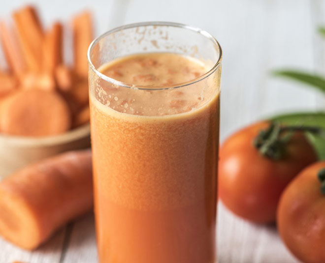vegetable juice carrot INSIDE
