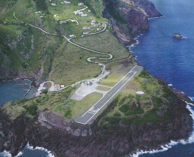 weird airport island
