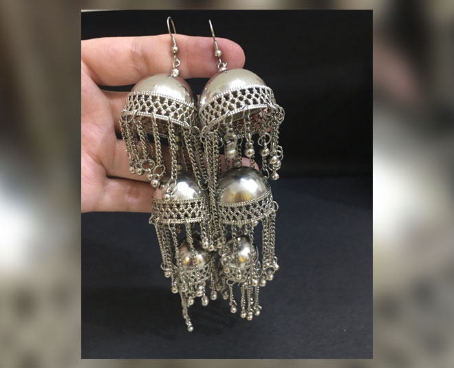 what kind of face looks good with three layer earrings inside