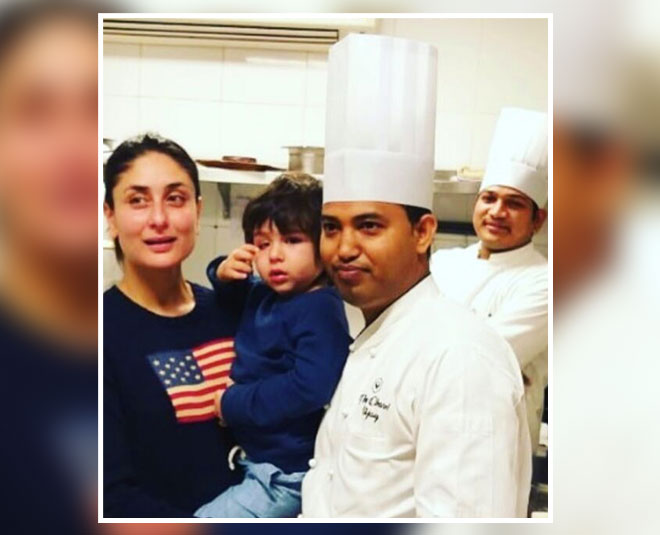 Taimur ali khan cooking