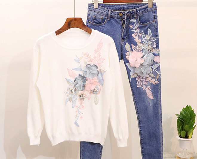 give your old sweater stylish new look inside