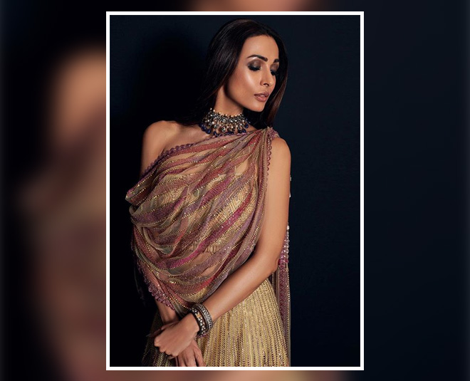 malaika arora lehenga with dupatta