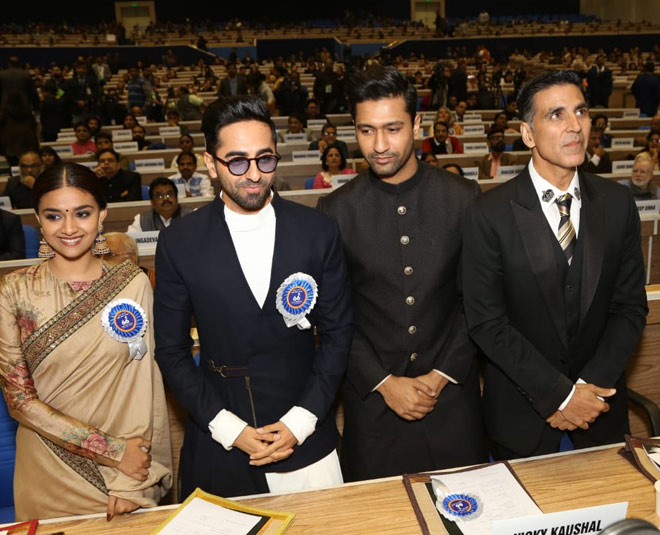 national film awards kirti suresh with akshay kumar vicky kaushal ayushmann khurrana