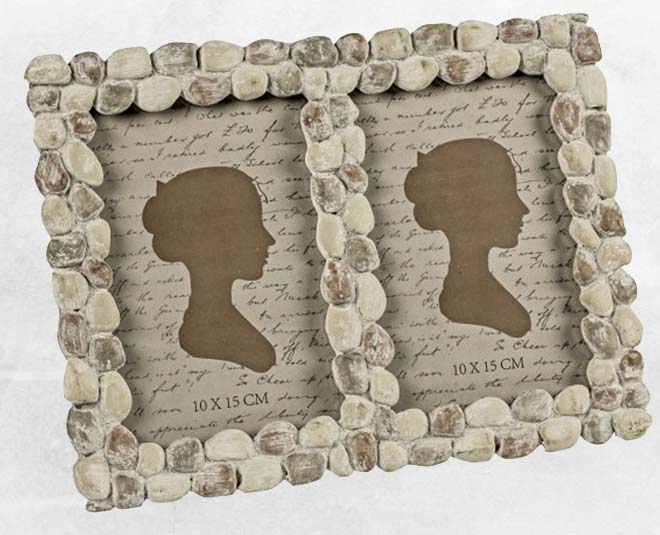 pebble photo frame ideas