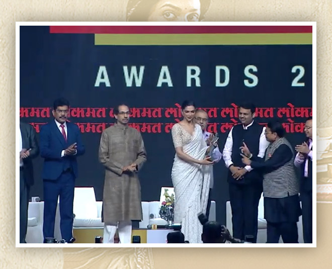 deepika padukone awarded at maharashtrian of the year awards