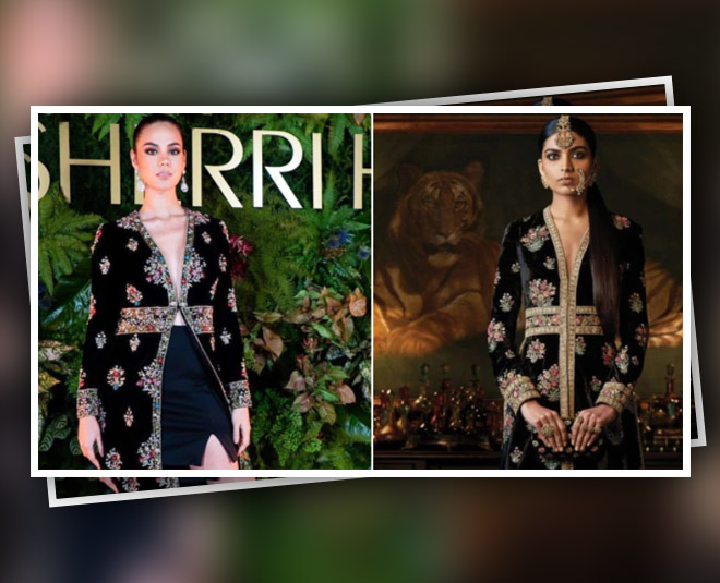 miss universe catriona gray wears fake sabyasachi