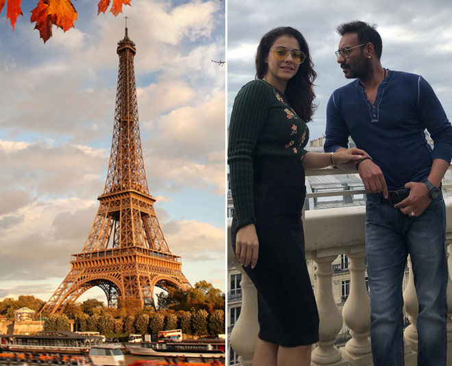 romantic paris kajol ajay