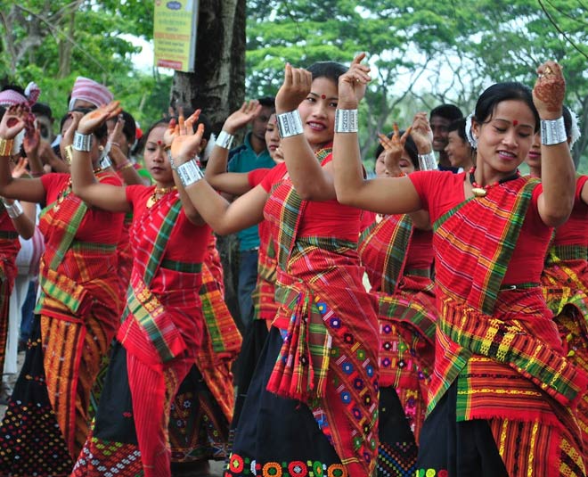 bihu fastival assam muga silk saree