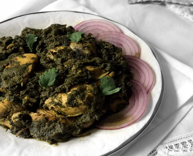 chicken saag pakistani