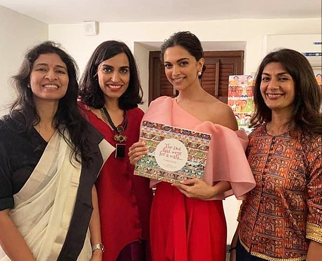 deepika with authors